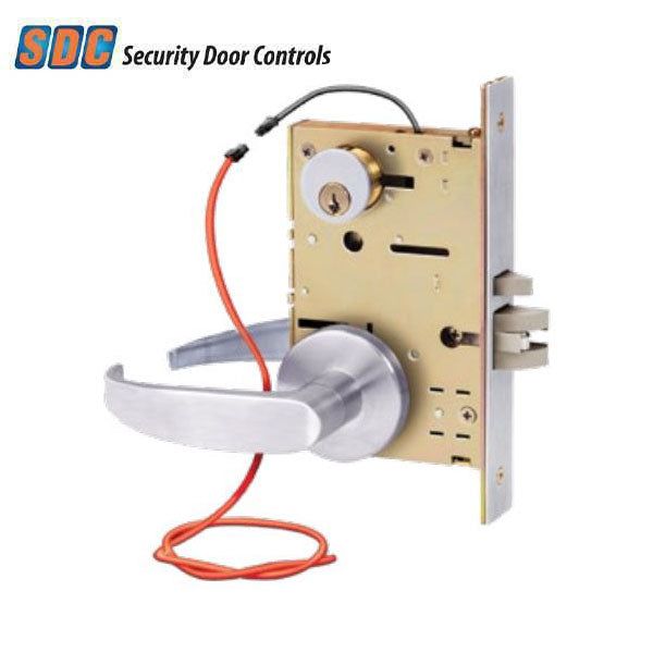 SDC - Z7850LQG - Solenoid Controlled Mortise Lock - Fail Safe - Galaxy Rose - Optional Handing - 12/24VDC - Satin Chrome - Fire Rated - Grade 1 - UHS Hardware