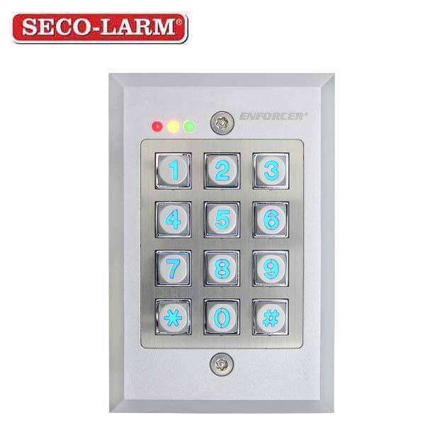 Seco-Larm - Access Control Digital Keypad - 1000 Users - Weatherproof - Vandal Resistant - Flush Mount - UHS Hardware