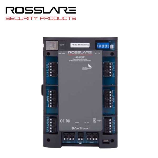 Rosslare - AC225IP - Expandable Networked Access Control Panel - DIN Housing - 2 Readers - TCP/IP - 30K Users - 20K Event History - 12VDC - UHS Hardware