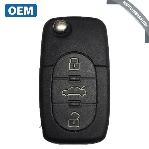 2001-2006 Audi / 4-Button Flip Key / PN: 8Z0837231F / MYT8Z0837231 (OEM) - UHS Hardware