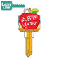 LuckyLine - B131S - Key Shapes - Teacher - Schlage - SC1 - 5 Pack - UHS Hardware