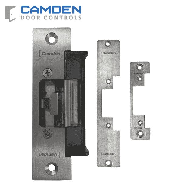 Camden CX-ED1079DL - Universal Low Profile Grade 1 Electric Strike -w/ Latch Monitoring - Safe/Fail Secure - Non-Handed - 12/24V AC/DC - UHS Hardware