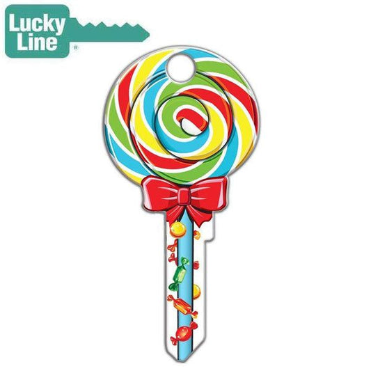 LuckyLine - B140S - Key Shapes - Lollipop - Schlage - SC1 - 5 Pack - UHS Hardware