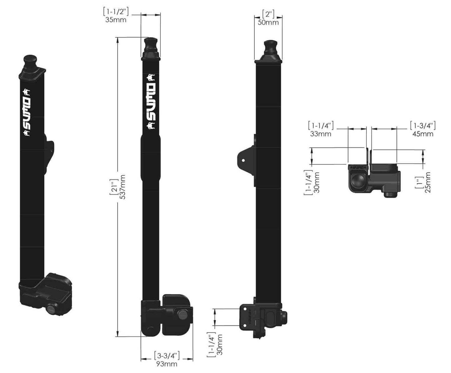 Lockey - SUMO PGL-50 - Pool Gate Latch - UHS Hardware