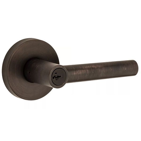 Kwikset - 156 - Milan Lever - Round Rose - 11P - Venetian Bronze - Entrance - SmartKey Technology - Grade 2 - UHS Hardware