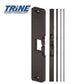 Trine - 4850 - 1/2″ Surface Mounted Electric Strike for Rim Panic Devices - Dark Bronze Powder Coat - Grade 1 - UHS Hardware