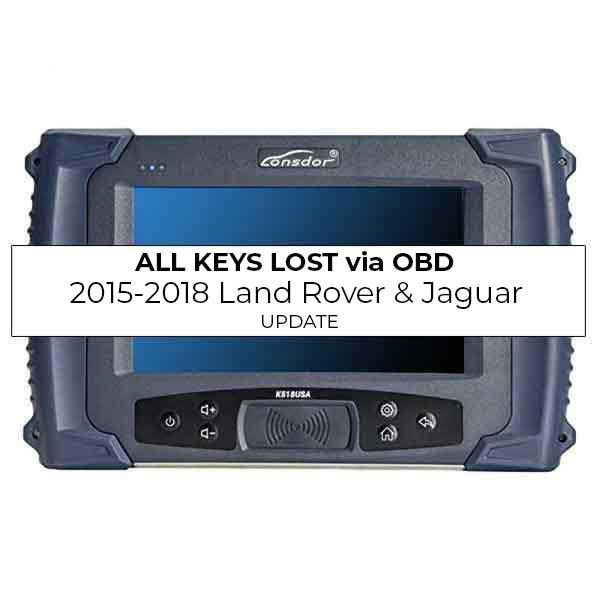 Lonsdor K518 USA - 2015-2018 Land Rover & Jaguar -  All Keys Lost via OBD - UHS Hardware