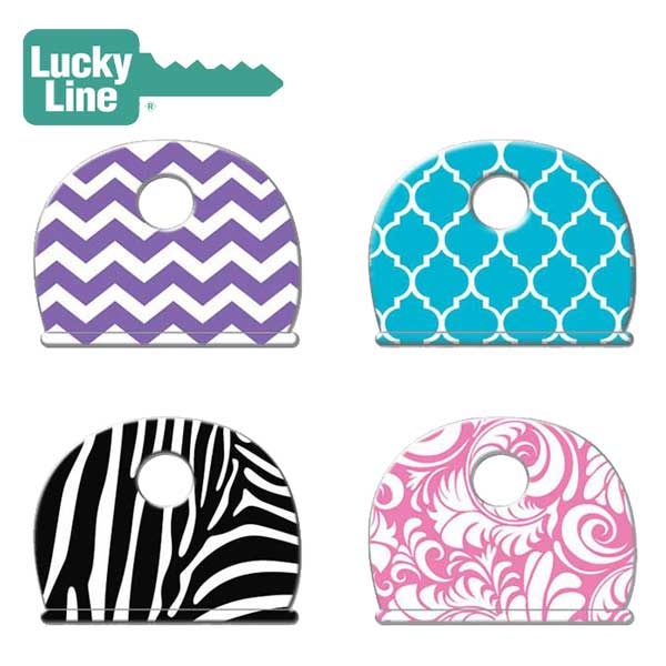 LuckyLine - 16304 - Designer Key Caps - Assorted Patterns (4 Pack) - UHS Hardware