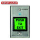 Seco-Larm - RF Wireless Request-to-Exit Plate - Single-Gang - Green 2" Square Button - UHS Hardware