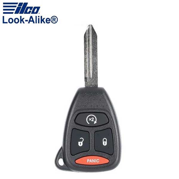 2007-2011 Chrysler Dodge / 4-Button Remote Head Key / PN: RK-CHY-KOB5 / OHT692713AA (AFTERMARKET) - UHS Hardware