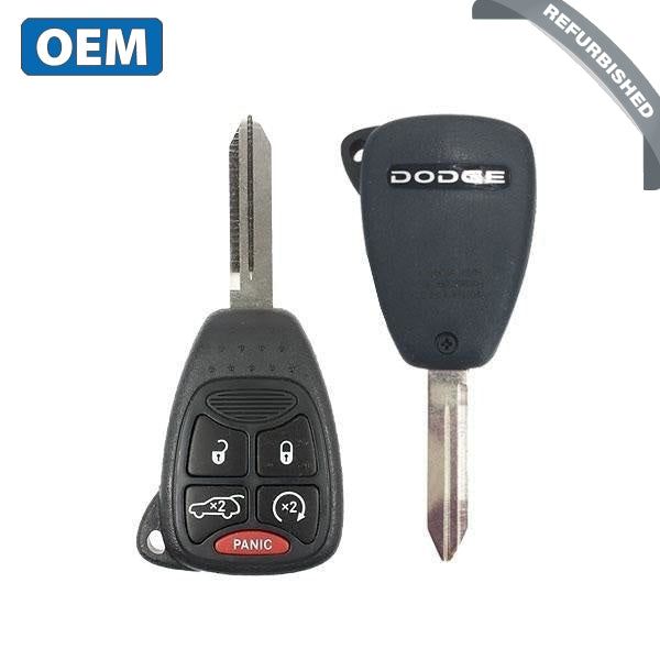 2006 - 2013 Dodge Avenger Durango / 5-Button Remote Head Key W Hatch & Rs Pn: 68273345Aa Oht692427Aa