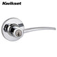 Kwikset - 740KTL - Katara Lever - Round Rose - 26 - Polished Chrome - Entrance - KW1 - SmartKey Technology - Grade 2 - UHS Hardware