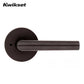 Kwikset - 730MIL - Milan Lever Set - Round Rose - Optional Finish - Privacy - Adjustable Latch - Grade 2 - UHS Hardware