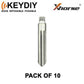 KEYDIY - DA34 / NSN14 - Flip Key Blade - #22 - For Xhorse / Keydiy Universal Remote Flip Keys - Pack of 10 - UHS Hardware