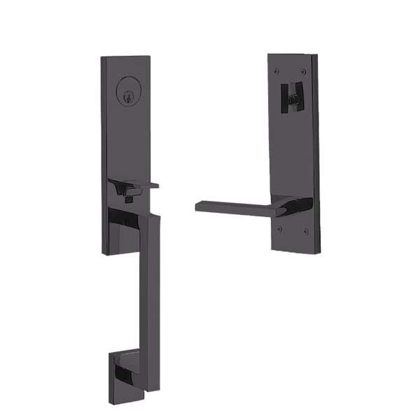 Baldwin - Estate Minneapolis - 3/4 Escutcheon Handleset - Full Dummy - Left Handed - Oil-Rubbed Bronze - Grade 2 - UHS Hardware