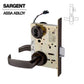 Sargent - 8270 - Electromechanical Mortise Lock - LN Rose / L Lever - Fail Safe - LFIC - 10BE - Dark Oxidized Satin Bronze - 24V - Grade 1 - UHS Hardware