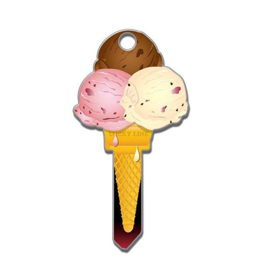 LuckyLine - B111S - Key Shapes - Ice Cream - Schlage - SC1 - 5 Pack - UHS Hardware