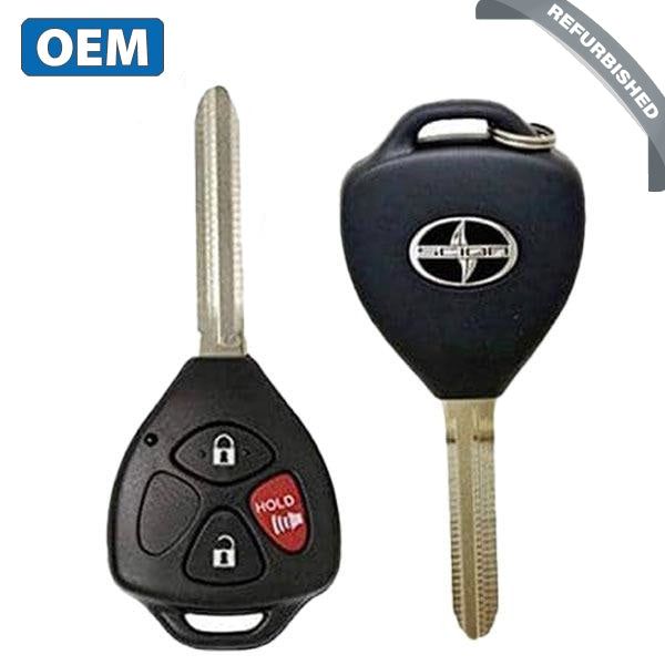 2008-2013 Scion / 3-Button Remote Head Key / PN: 89070-21120 / MOZB41TG (G Chip) (OEM) - UHS Hardware