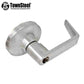 TownSteel - ED8900LS - Sectional Lever Trim - Entrance - LS Regal Lever - Non-Handed - Schlage SFIC Prepped  - Compatible with Mortise Exit Device - Satin Chrome - Grade 1 - UHS Hardware