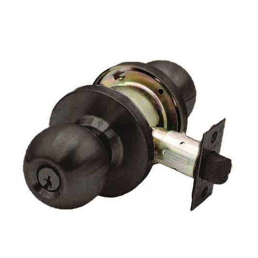 Commercial Door Knob Set - Double Sided - 2-3/4” Standard Backset - Oil Rubbed Bronze - Institution - Grade 2 - UHS Hardware