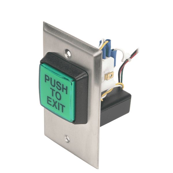 Camden CM-30EE - Push/Exit Switch - LED Illuminated - w/ Fixed Timer - UHS Hardware