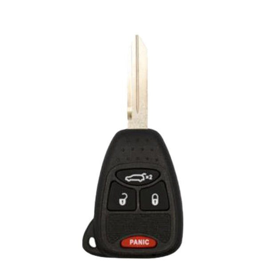 Solid Keys USA - 2004-2017 Chrysler Dodge Jeep / OEM Replacement / 4-Button Remote Head Key w/ Hatch - UHS Hardware