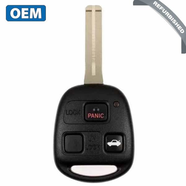 2001-2008 Lexus ES330 LS430 / 3-Button Remote Head Key / PN: 89070-33751 / HYQ12BBT (OEM) - UHS Hardware