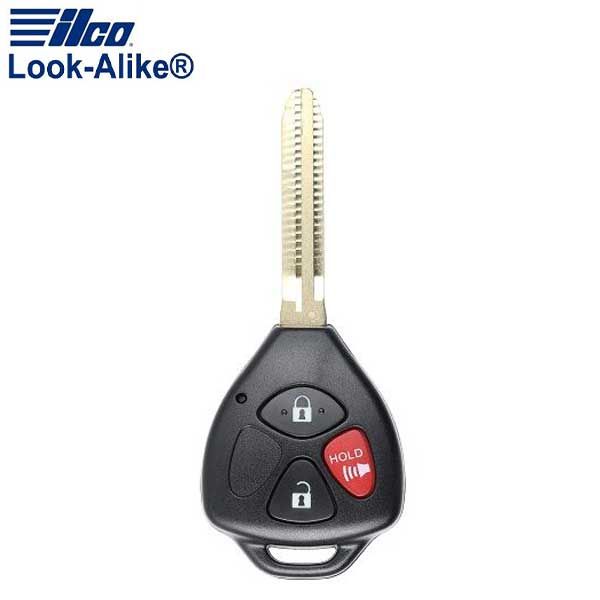 2007-2013 Toyota Yaris / 3-Button Remote Head Key / PN: 89070-52850 / MOZB41TG (AFTERMARKET) - UHS Hardware