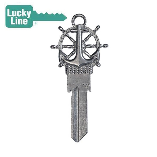 LuckyLine - B304K - Key Shapes - Forged Anchor - Kwikset - KW1 - 5 Pack - UHS Hardware