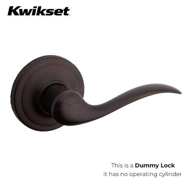 Kwikset - 788TNL - Tustin Lever Set - Round Rose - 11P - Venetian Bronze - Half Dummy - Grade 2 - LH - UHS Hardware