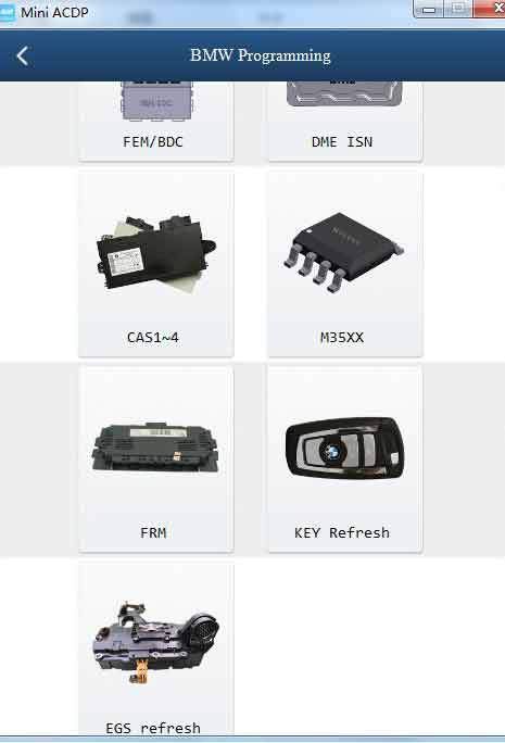 BMW - Module #1 for Mini ACDP - BMW CAS1 CAS2 CAS3 CAS3 + CAS4 CAS4 + IMMO - UHS Hardware