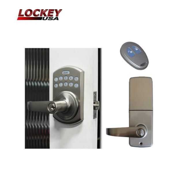 Lockey - E995 - Electronic Keypad Lever Lock w/ Remote Control - UHS Hardware