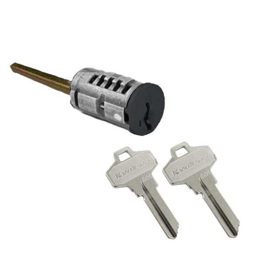 Kwikset - SmartKey SC1 Schlage Cylinder For Single Cylinder & Electronic Deadbolt - Black Finish - UHS Hardware