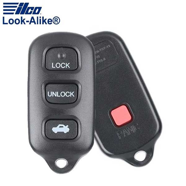 1999-2008 Toyota / 4-Button Keyless Entry Remote / PN: 89742-AA030 / GQ43VT14T (AFTERMARKET) - UHS Hardware