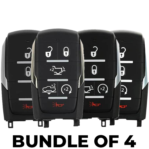 4 x 2019-2020 Dodge Ram 1500 Pickup / 3,4,5 & 6-Button Smart Key / OHT-4882056 (BUNDLE OF 4) - UHS Hardware