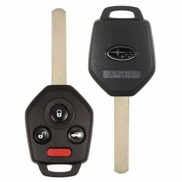 2011-2014 Subaru Legacy Outback / 4-Button Remote Head Key / PN: 57497-AJ10A / CWTWB1U811 (OEM) - UHS Hardware