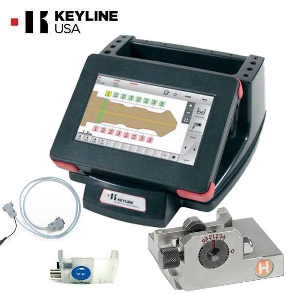 Keyline - TRADE-IN PROGRAM - Upgraded Console - H & G Jaw Options - Keyline 994 Laser Key Machine - UHS Hardware