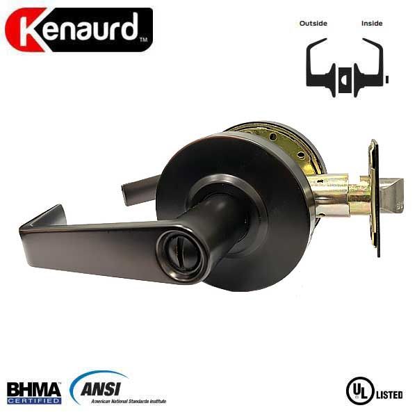 Commercial Lever Handle - 2-3/4” Standard Backset - Oil Rubbed Bronze - Privacy - Grade 2 - UHS Hardware