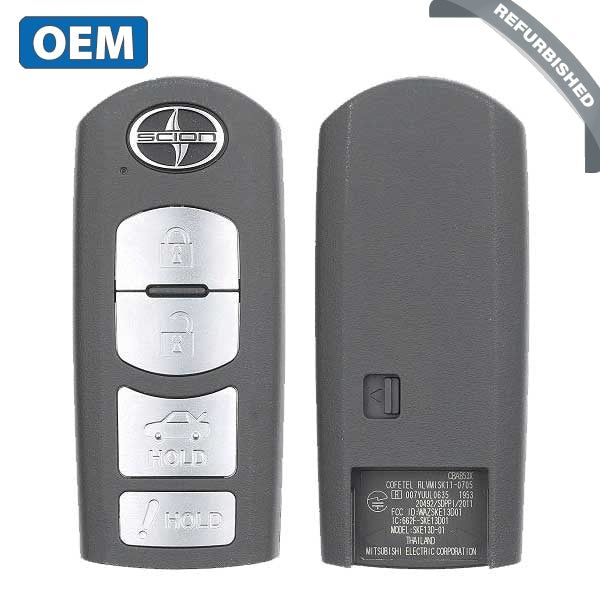 2016 Scion iA / 4-Button Smart Key / PN: 89904-WB003  / WAZSKE13D01 (OEM) - UHS Hardware