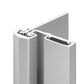 Select Hinges - 54 - 83" - Geared Half Surface Concealed Continuous Hinges - Clear Aluminum - Full Frame - UHS Hardware