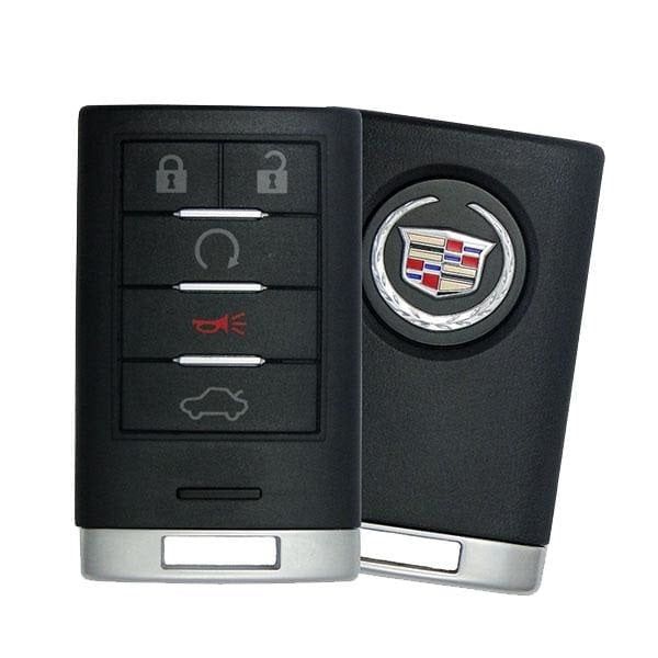 2008-2015 Cadillac Cts Sts / 5-Button Smart Key Pn: 25943677 M3N5Wy7777A (Oem)
