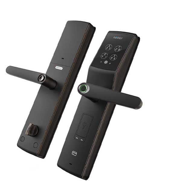 Lockly - PGD829AFVB- Secure Lux - Mortise Smart Lock - Fingerprint Reader - RFID Card - Bluetooth - Venetian Bronze - UHS Hardware