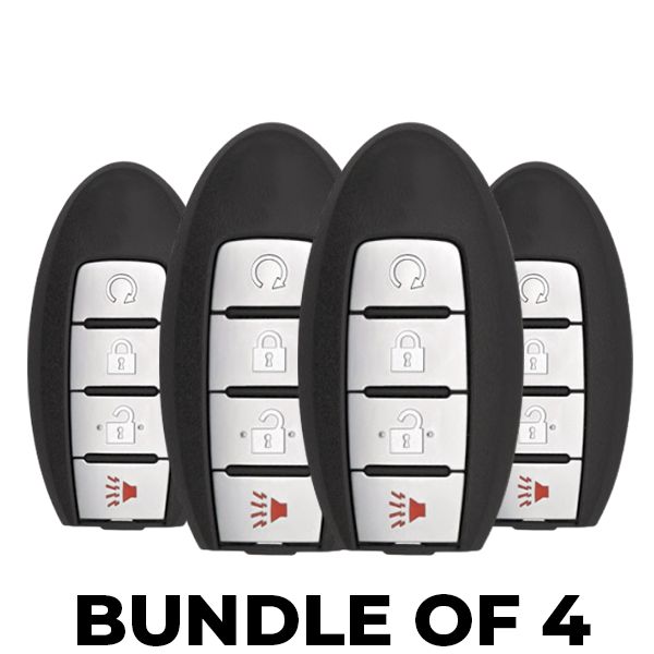 4 x 2017-2020 Nissan Rogue / 4-Button Smart Key / PN: 285E3-6FL2B / S180144109 / KR5S180144106(BUNDLE OF 4) - UHS Hardware