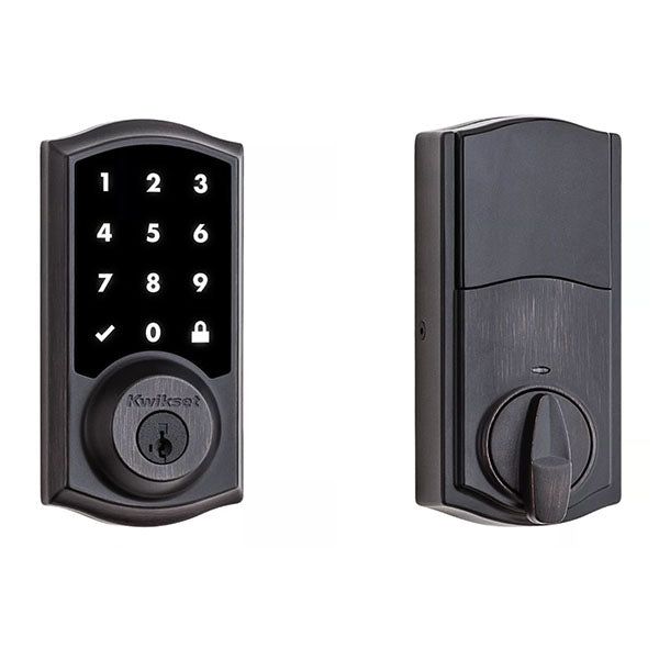 Kwikset - 916 - SmartCode Traditional Electronic Deadbolt - with Zigbee Technology - US11P - Venetian Bronze - Grade 2 - UHS Hardware