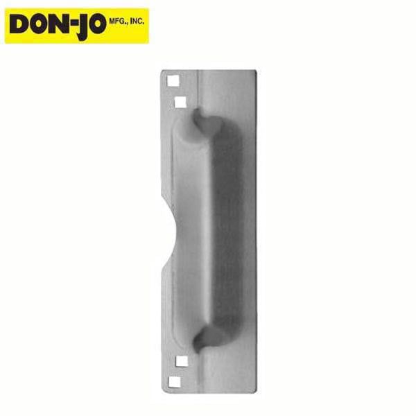 Don-Jo - ULP-211 - Latch Protector - 12 Gauge Steel - Satin Chrome - UHS Hardware