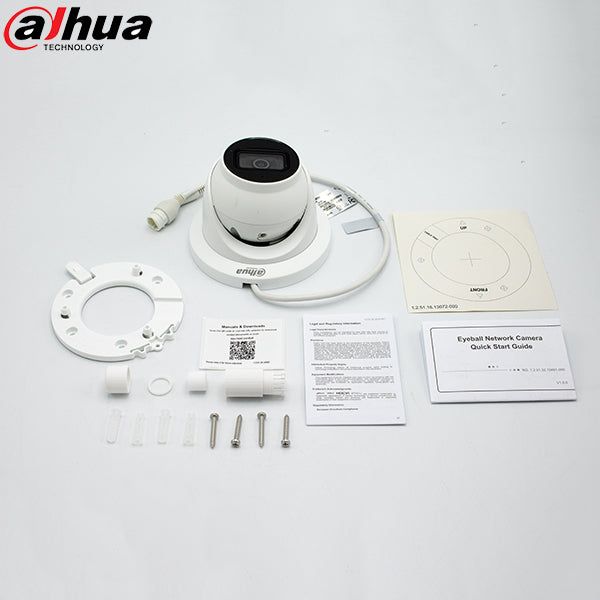 Dahua / IP Camera / 5MP Eyeball / Fixed 2.8 mm Lens / WDR / IP67 / Starlight  / 5 Year Warranty / DH-N53AJ52 - UHS Hardware