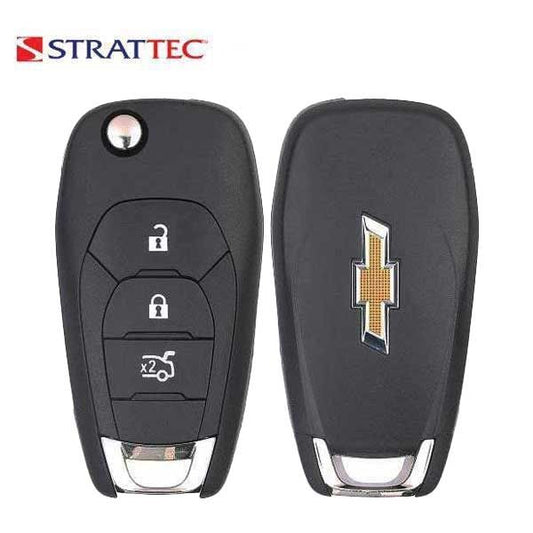 2016-2019 Chevrolet / 3-Button Remote Flip Key / PN: 5933396 / LXP-T004 / HU100 (Strattec) - UHS Hardware