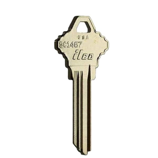 SC1467 SCHLAGE Key Blank - Nickel Silver -  ILCO - UHS Hardware