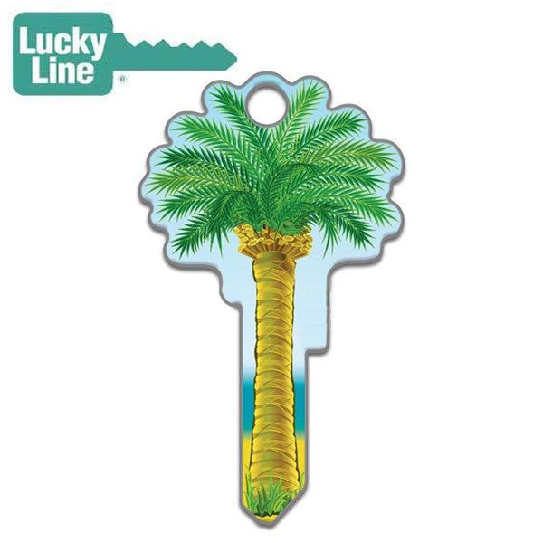 LuckyLine - B112S - Key Shapes - Palm Tree - Schlage - SC1 - 5 Pack - UHS Hardware