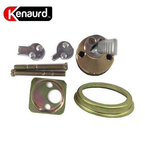 High Security - Rim / Mortise Combo Cylinder - 1-1/8" - US3 - Polished Brass - UHS Hardware